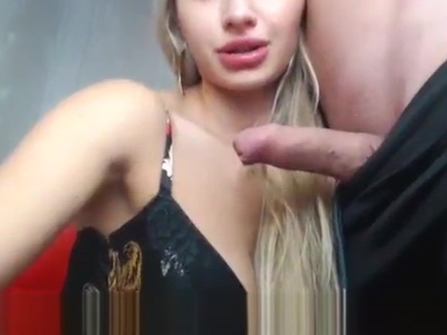 Blonde Party Girl Blowing Her Boyfriend…