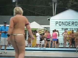 Group of bare gals Ponderosa 2012